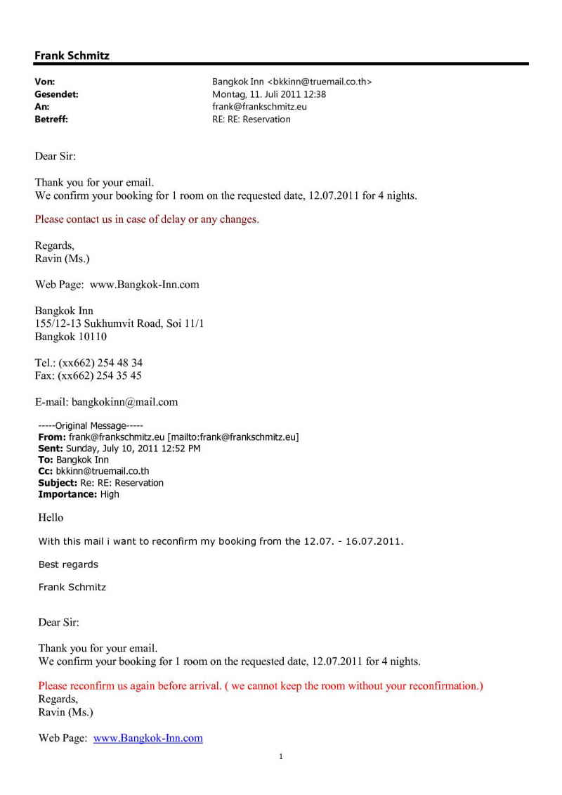 Urlaub Sommer 2011 4 Bangkok - 00 Hotel Bangkok-Inn